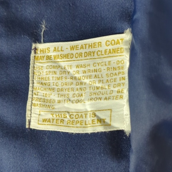 Mackintosh Navy Blue Women's Fisherman Water Repel Coastal National Preppy Coat - Picture 5 of 6